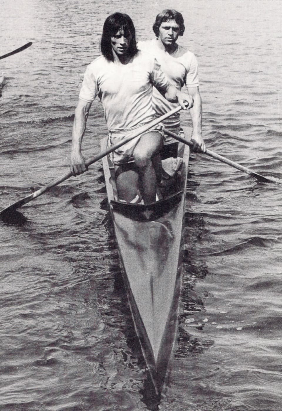 Ivan Patzaichin și Toma Simionov, echipajul de C-2 · Wikimedia Commons, domeniu public